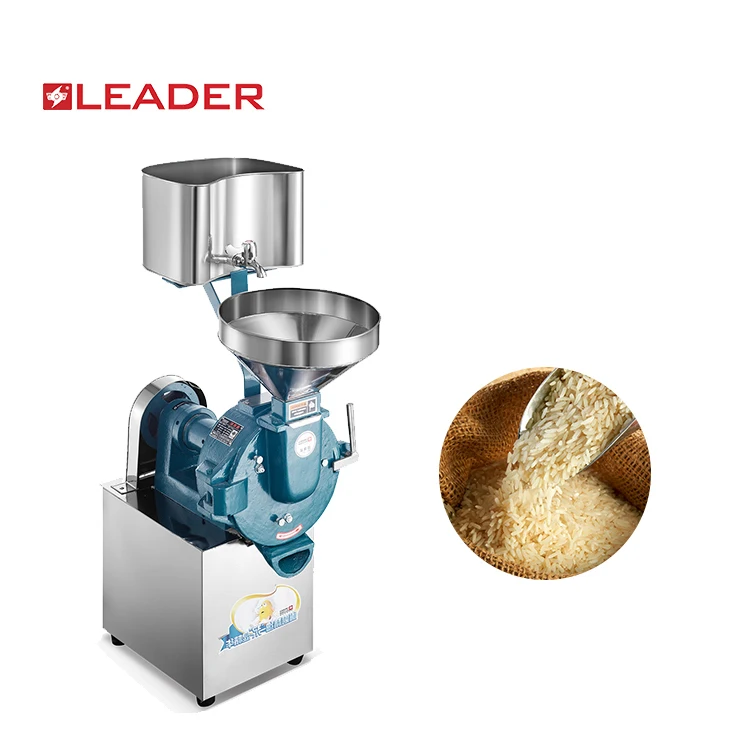 
best price commercial automatic grain grinding wet flour soybean wheat milling machine for rice flour 
