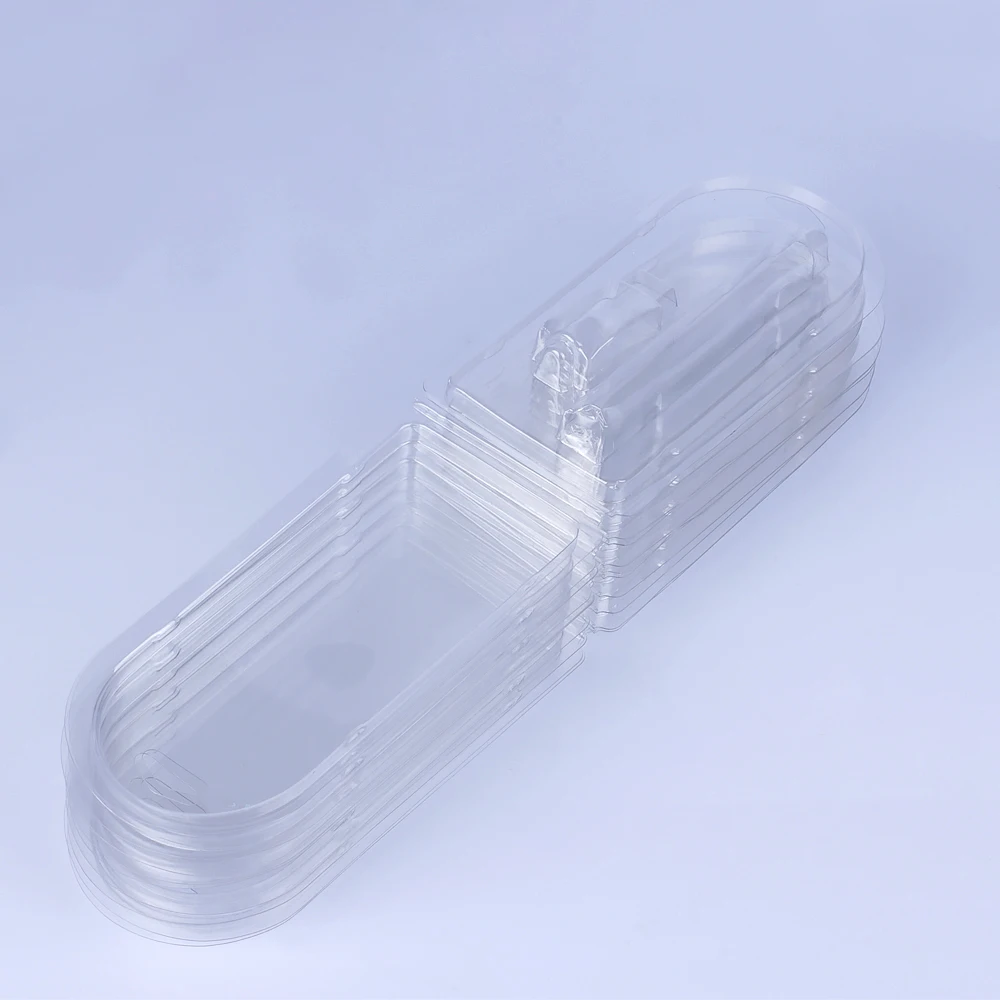 Personalized Custom Transparent Slide Card Blister for electronic cigarette Packing clamshell box