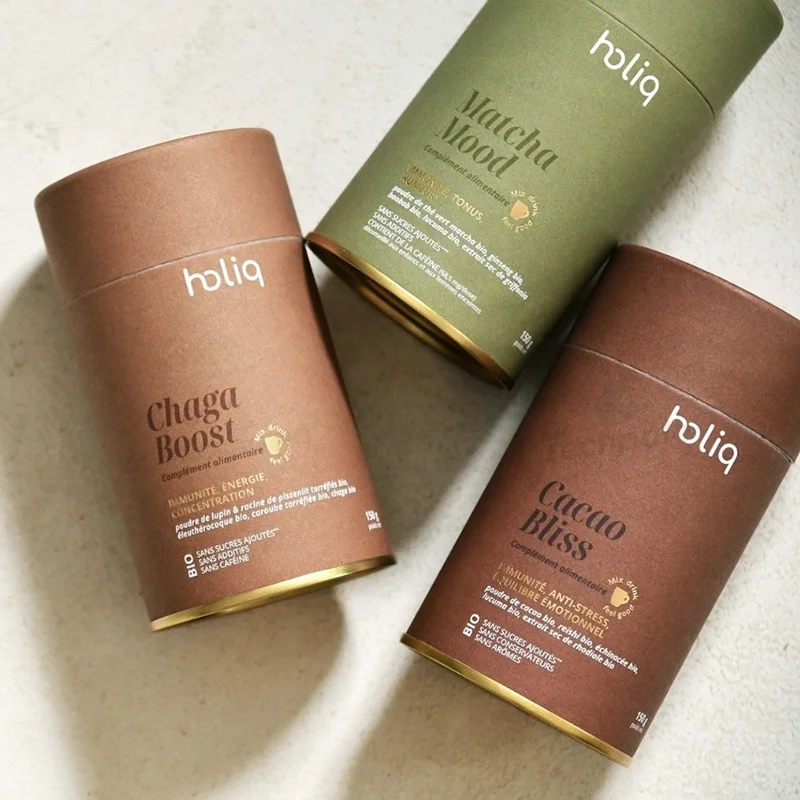 Wholesale Free Design Empty Custom Color Biodegradable Cardboard Food Grade Kraft Paper Tubes For Tea Packaging