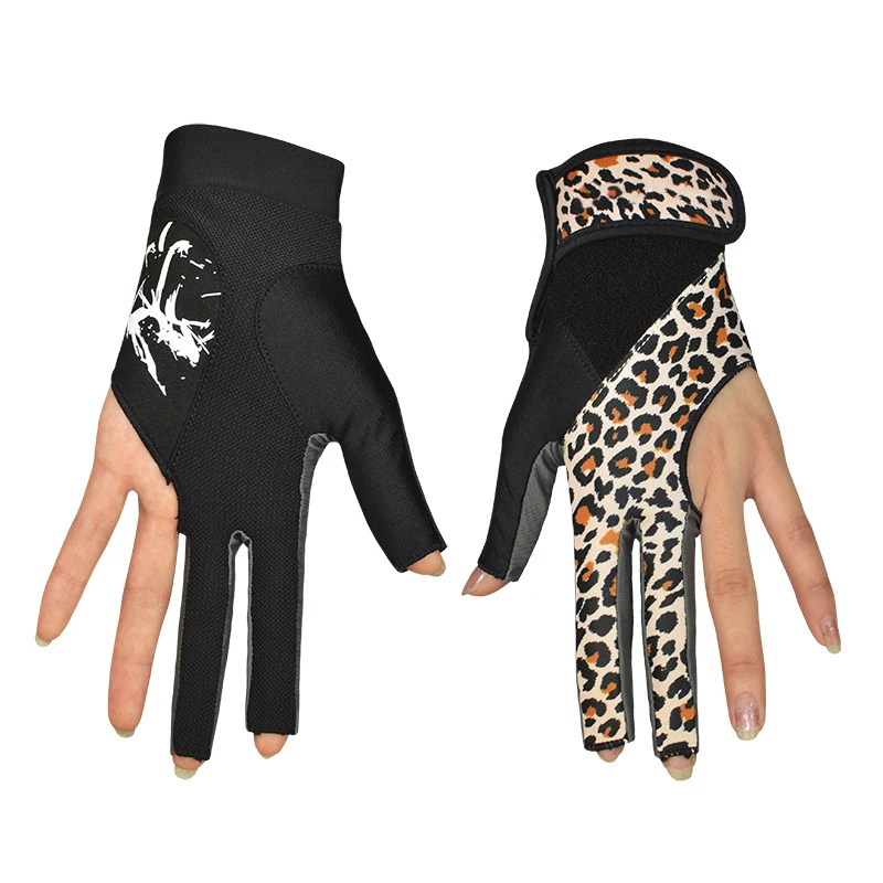 Low-cost wholesale billiard three finger gloves three finger gloves billiards 3 fingers billiard glove