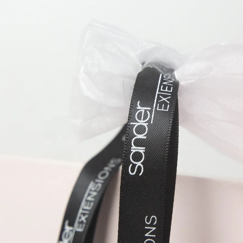 Custom Logo Drawstring Gift Packaging Pouch Mesh Packaging Organza Bag