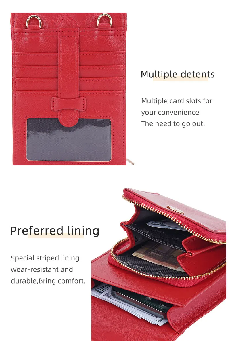 Baellerry Cell Phone Purse Wallet Small Crossbody Bags for Women Mini Shoulder Bag with Card Slot Trendy Mini Shoulder Bag
