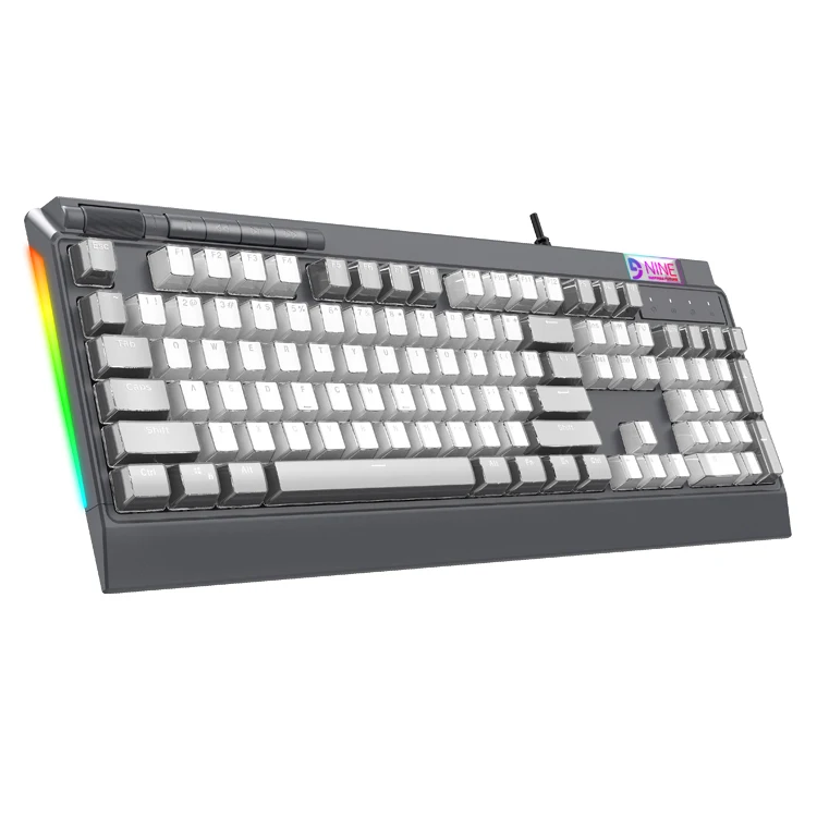 Fuhlen K5 deluxe edition crystal key Computer  Mechanical Keyboard Gaming Keyboard Gamers Standard Key Mechanical Keyboard Stock