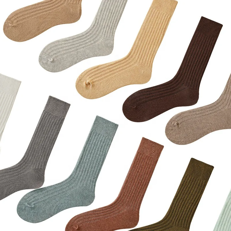 New Design Casual Socks For Men And Women With Sweat Absorption Deodorization Anti-Friction Custom 100% Cotton Breathable Socks