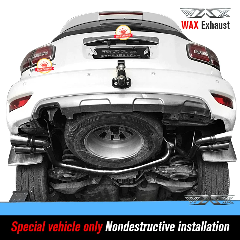 Performance Exhaust Catback for Nissan Patrol 2010-2021 Stainless Steel Exhaust Pipes Automobile Catback Valve Control