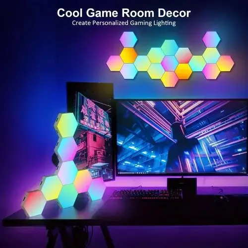 Цветная стеклянная мозаичная плитка для декора Шестигранная 3d настенная панель зеркальная наклейка разных размеров diy