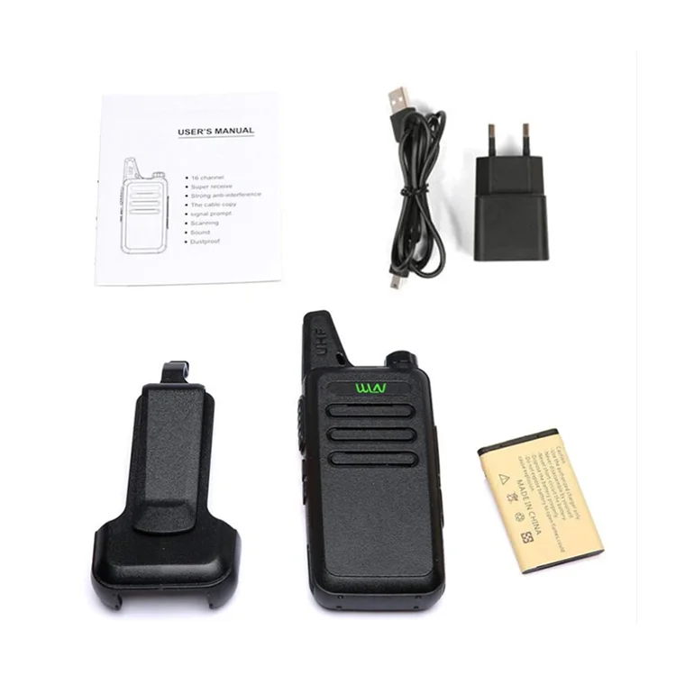 Long Range Mini Hand Held Two Way Radio Wln Kd-c1 Portable 400-470mhz Walkie Talkie