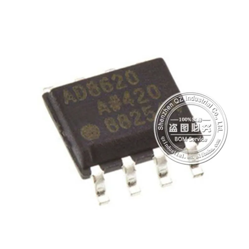 QZ AD8620 оригинальный IC операционный усилитель JFET 2 канала 8soic AD8620AR
