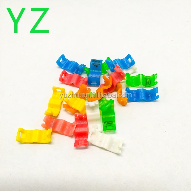2023 Colorful inside diameter 3mm plastic pigeon clip ring/custom text content