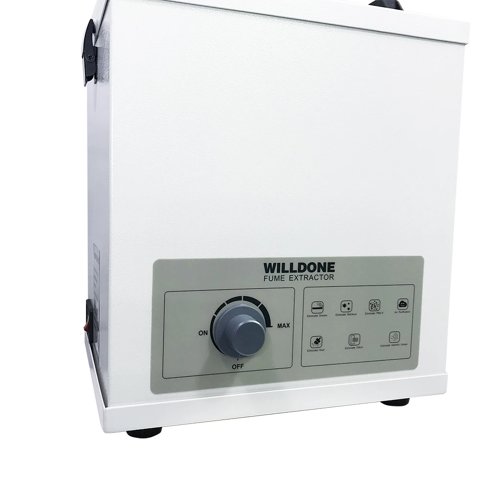 120W Mini Tiny Nail Beauty Salon Fume Extractor Smoke Absorber for Jewelry Shop, Welding Soldering Purpose