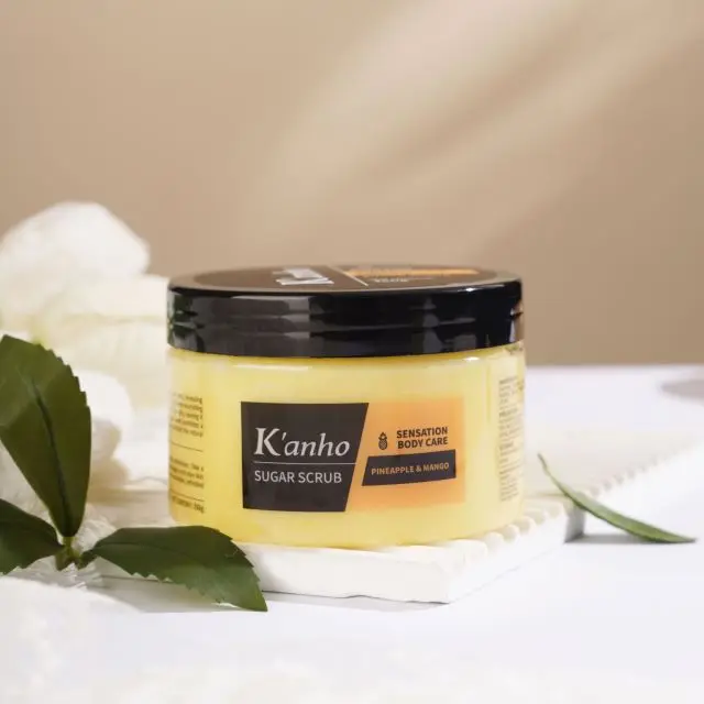 Kanho 350g Sugar-based Body Scrub Organic Dead Sea Salt exfoliating Moisturizer