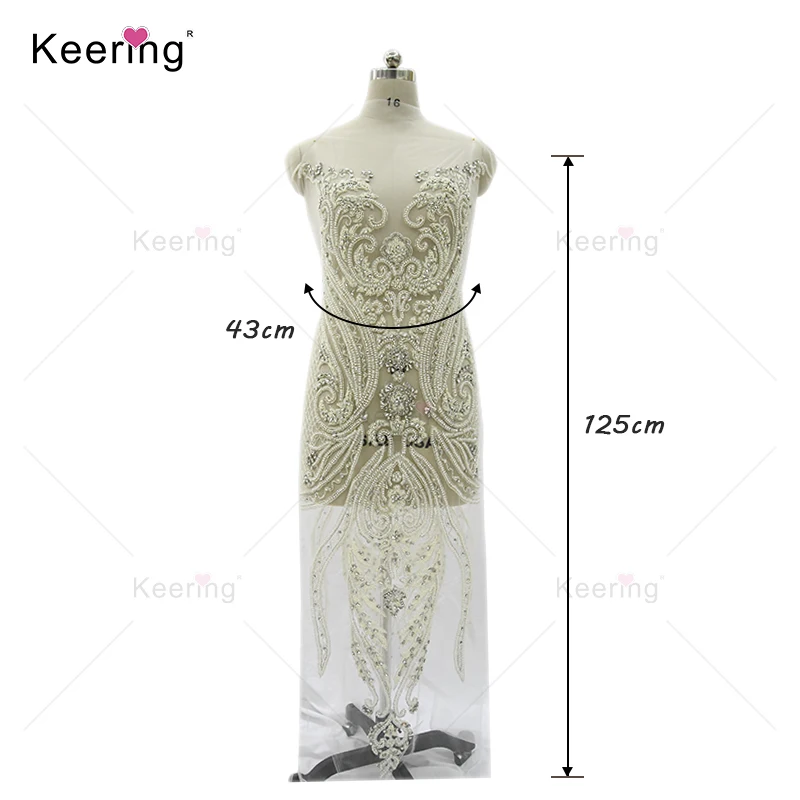 Модные красивые драгоценные камни вышитые бисером камень кристалл горный хрусталь аппликации для платья платье для свадебных церемоний, WDP-069