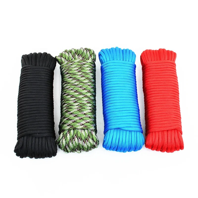  550lb Paracord Cord/Parachute Cord Type 7 or 9 Strand 100% Nylon Core and Shell - Multiple