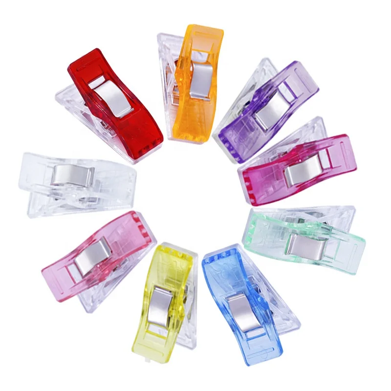 Color plastic clip sewing clip 50pcs/ bottle