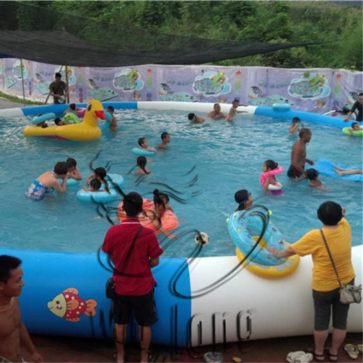 Factory Direct interactive game Round Large Inflatable Swimming Pool kids round inflatable swimming pool cheap price pool
