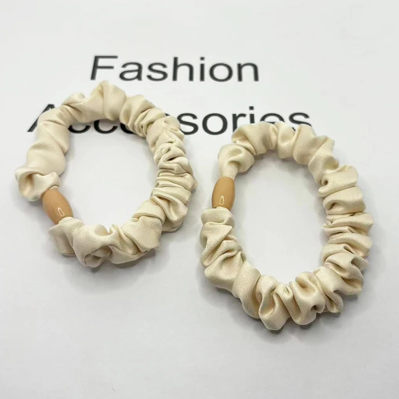 Manufacturer Fashion Hair Kids Accessories Custom Colorful Cute Elastic Bands Hair Tie Scrunchies  Accessories for Women