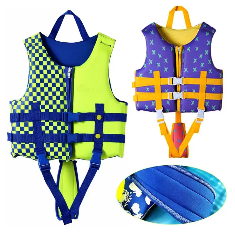 Waterproof Neoprene Adult Kid Water Sports Life Vest Swimming Kayak Life Jacket