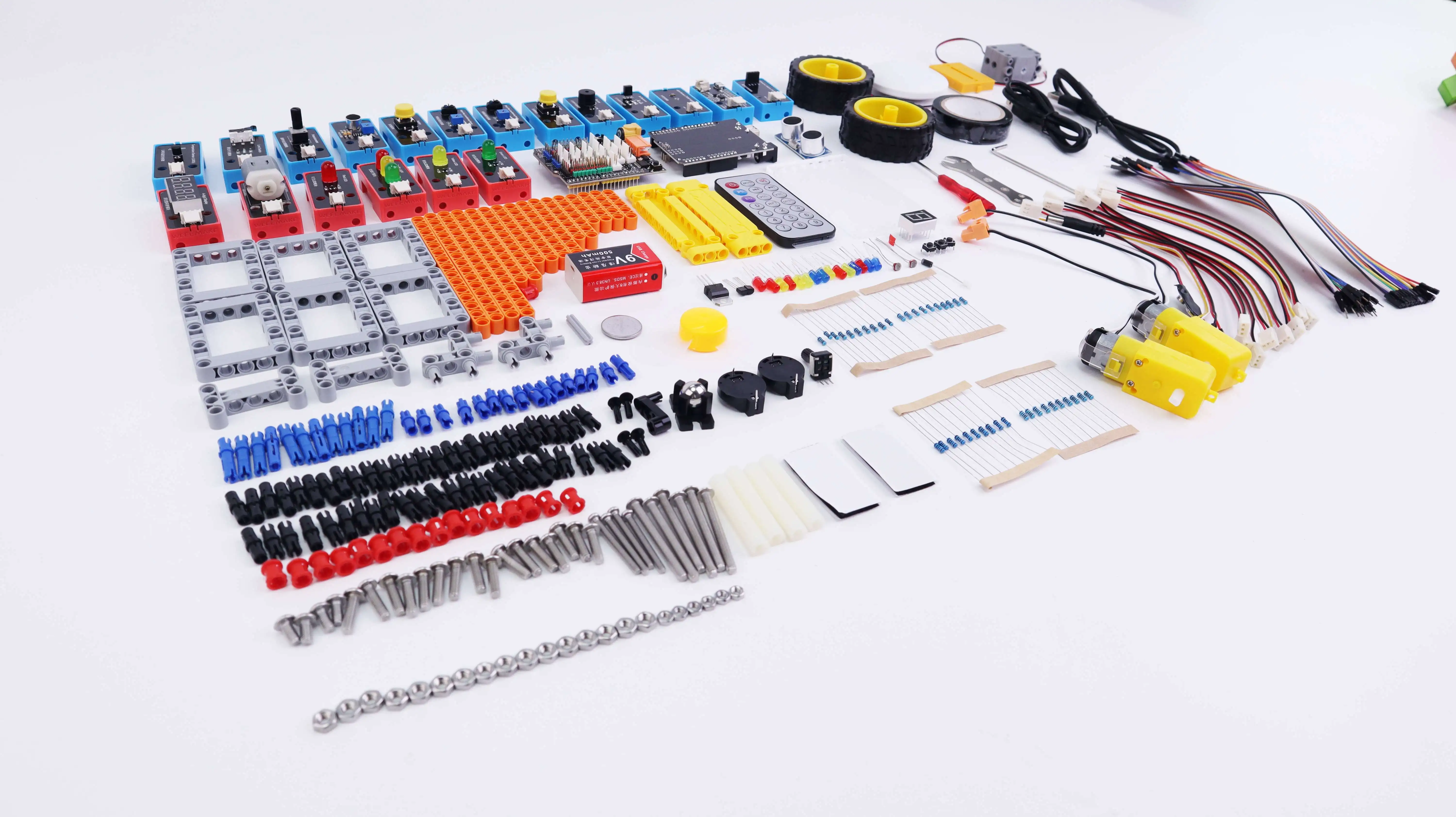 New Arrival Diy For Compatible with Arduino UNO R3 Project Super Starter Kit UNO R3 With Tutorial For Compatible with Arduino UNO R3 Atmega328 Development Board