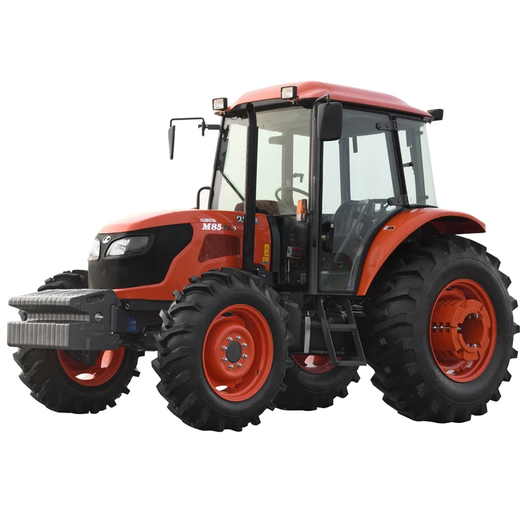 Бывший в употреблении мини-трактор Kubota M854Q 80 л. С. Трактор с двигателем для фермы газона садовый маленький трактор Kubota 4x4 маленький в Китае