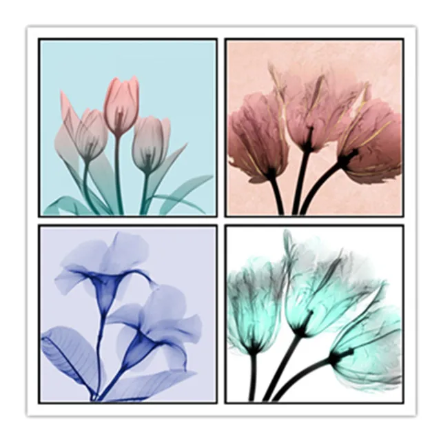 5D Diamond Painting Art Diamond Painting Living Room Decorative Flower DIY Round Full Diamond Inlay Set