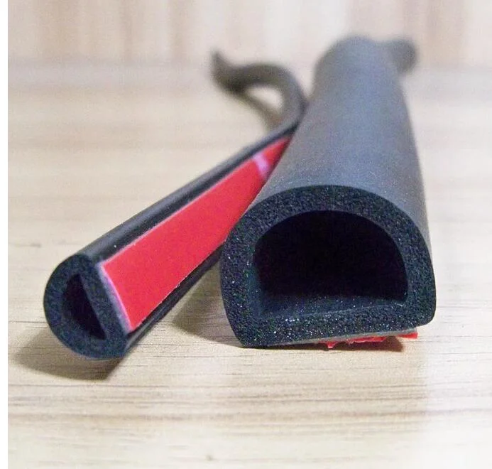 
D-type rubber foam seals for cars, trucks, motor homes and ship doors and windows 