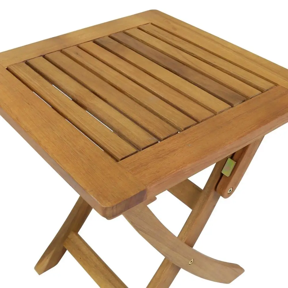 Маленький складной стол из эвкалипта, дизайнерский складной стол