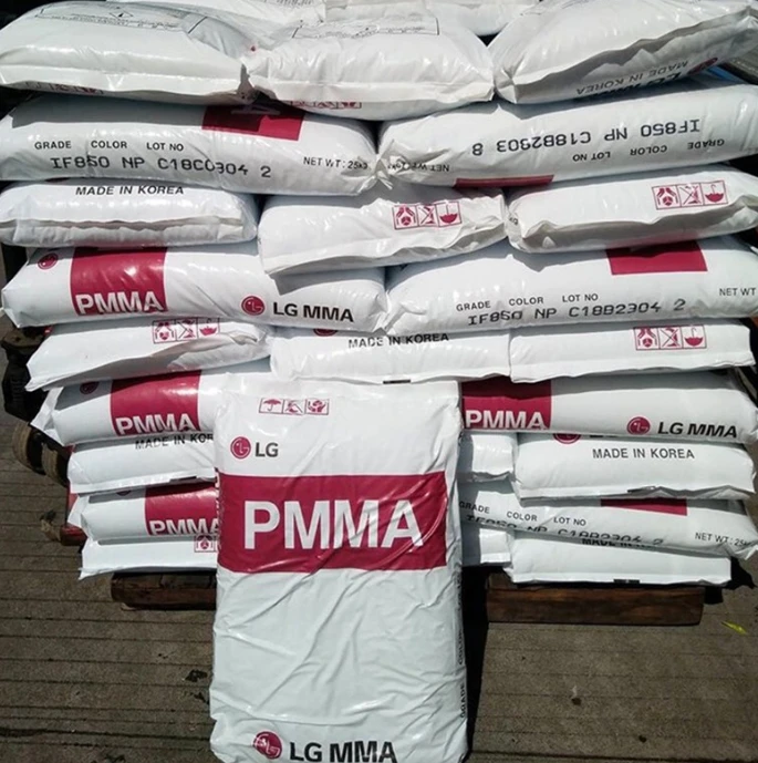 LG CHEM Acrylic PMMA Plastic Particles PMMA Granules Virgin Grade LG PMMA If830 If850 Hi855h Hi835h Hi8355 Hi535