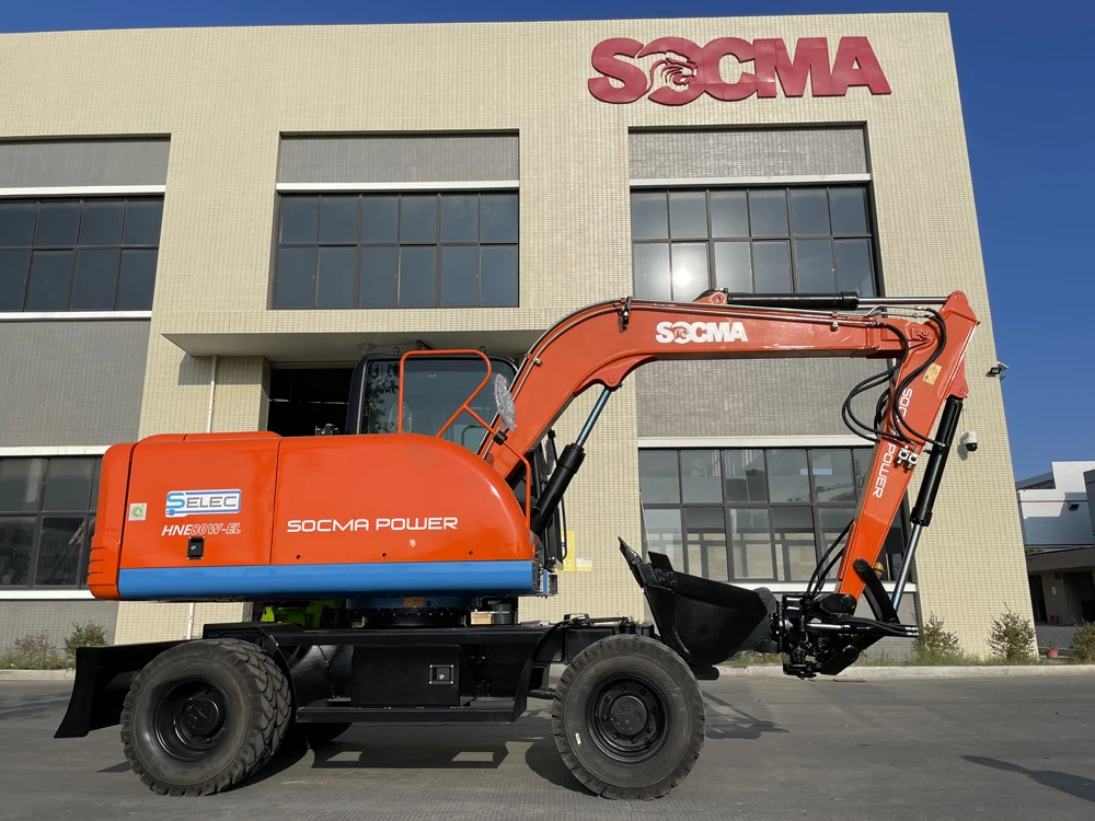 SOCMA 8 TON ELECTRIC WHEEL EXCAVATOR