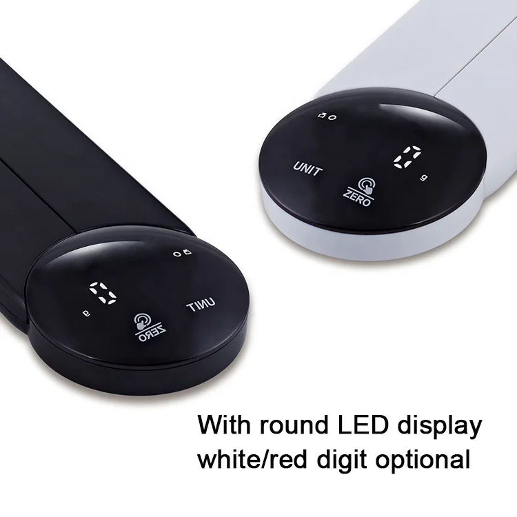 ABS Weight Measuring scale Folding Kitchen Scale LED display Food Weight Foldable Digital Scale