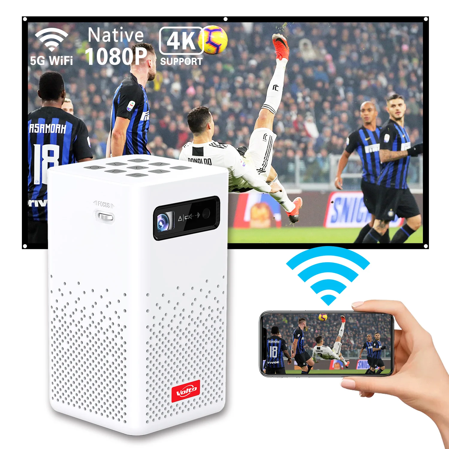 Уличный лазерный проектор 4K короткое расстояние для фонтана Htc One с