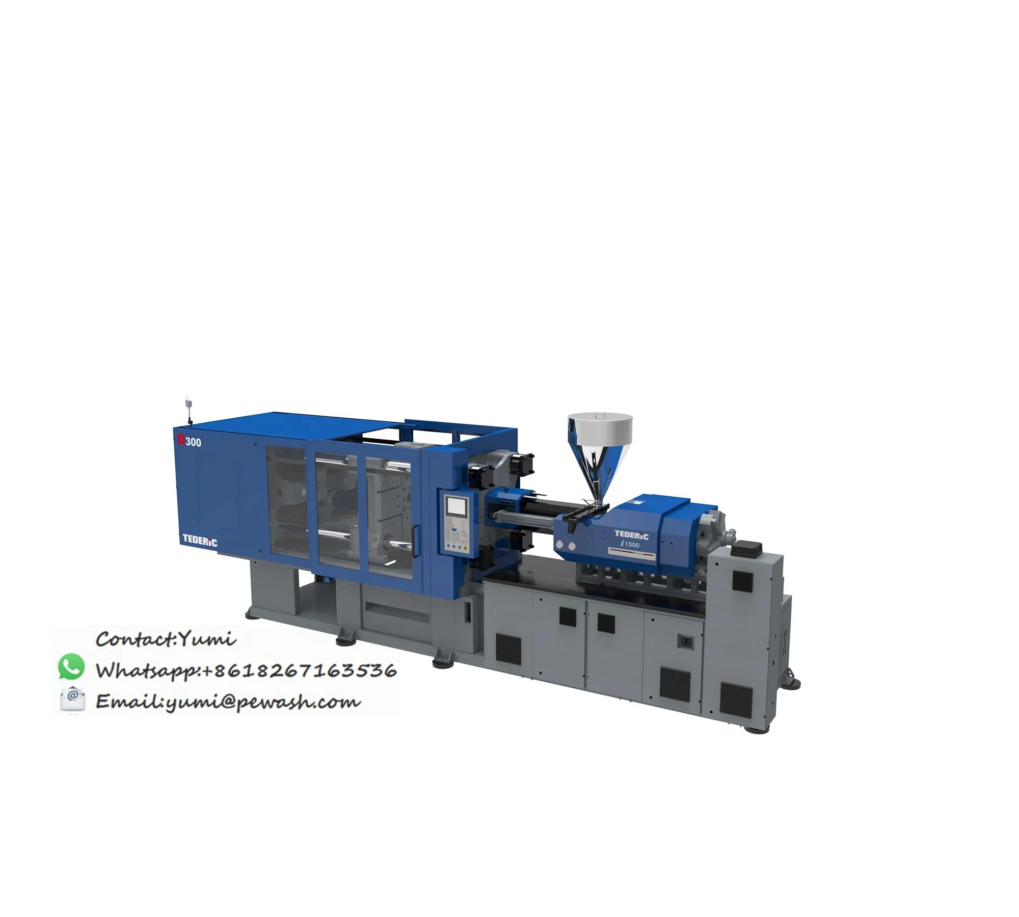 Used Tederic Servo Injection Molding Machine for Disposable Syringe Manufacturing Plant