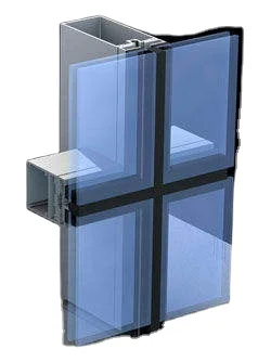 Commerce Exterior Structural Glass Facade Building Wall Aluminum Panels Aluminum Curtain from Supplier