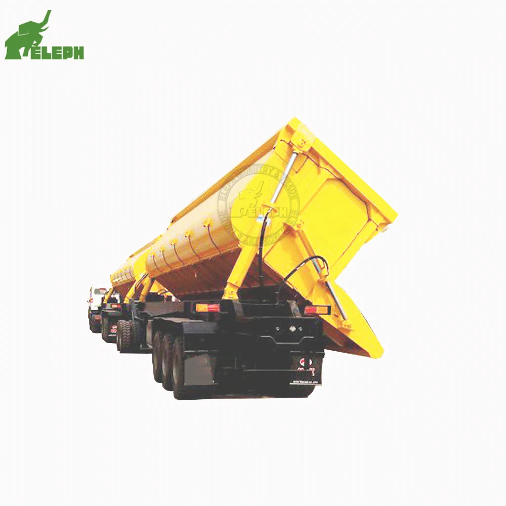 China 3 Axles 40t side tipper trailer custom side dumper tipper trailer for sale