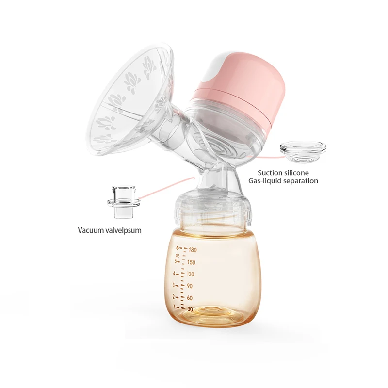 Portable smart breast pump electric rechargeable wireless breast pump for baby feeding