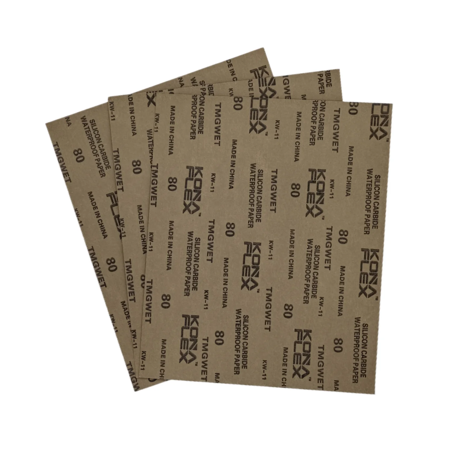 Konaflex-профессиональная Влажная и сухая наждачная бумага 9x11 дюймов из карбида кремния, водонепроницаемые листы, абразивная бумага