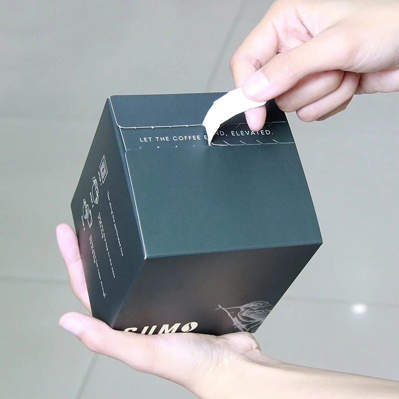 Guangzhou Factory Paper Box Custom Logo Paper Box with Tear Stripes