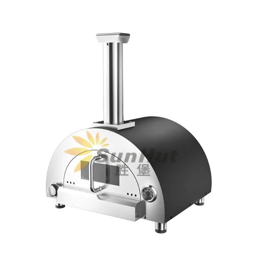 Hot selling wood fired pizza oven All stainless steel Gas pizza oven outdoor