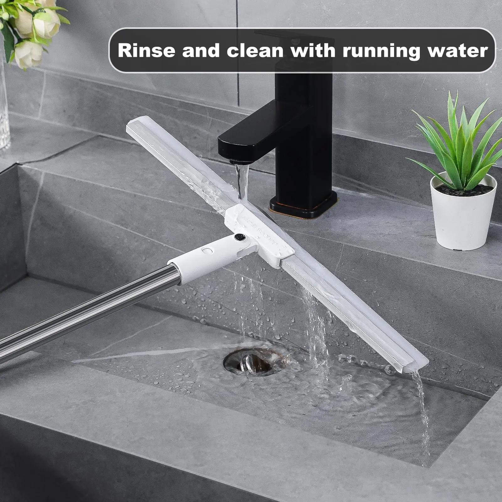 Silicone Scraper Broom Magic Wiper High Place Glass Wiper Floor Mop Household Bathroom Sweeping Water