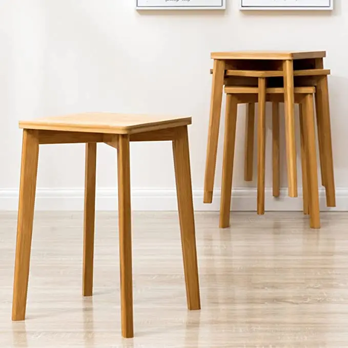 Creative Stool for Bathroom Foldable Step Stool Bamboo Squatty Potty Bamboo Toilet Step Stool