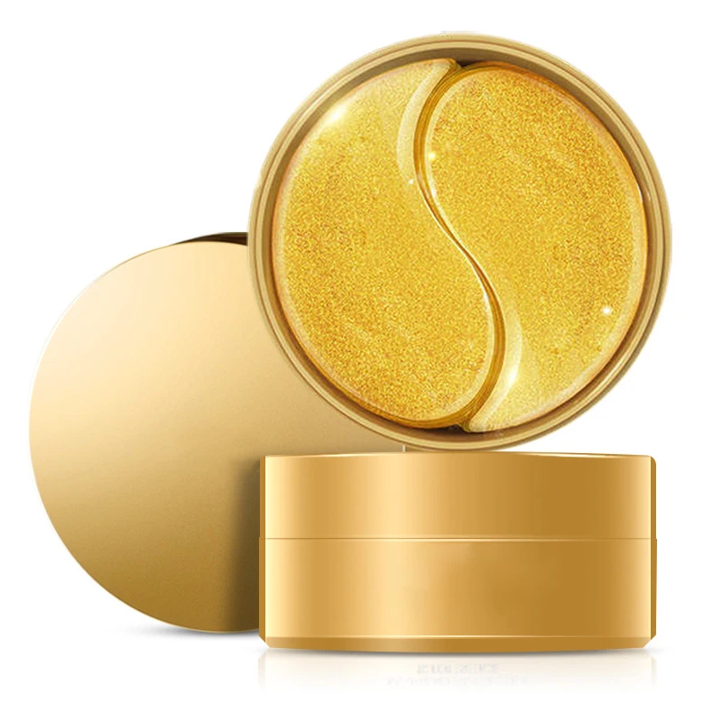 oem odm 24k gold collagen under eye patches hydrogel eye mask korean reduce dark circles crystal collagen eye mask