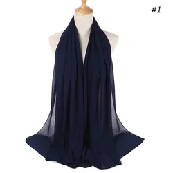 2022 wholesale supplier shawl cotton foulard fashion women instant muslim jersey chiffon hijab scarf