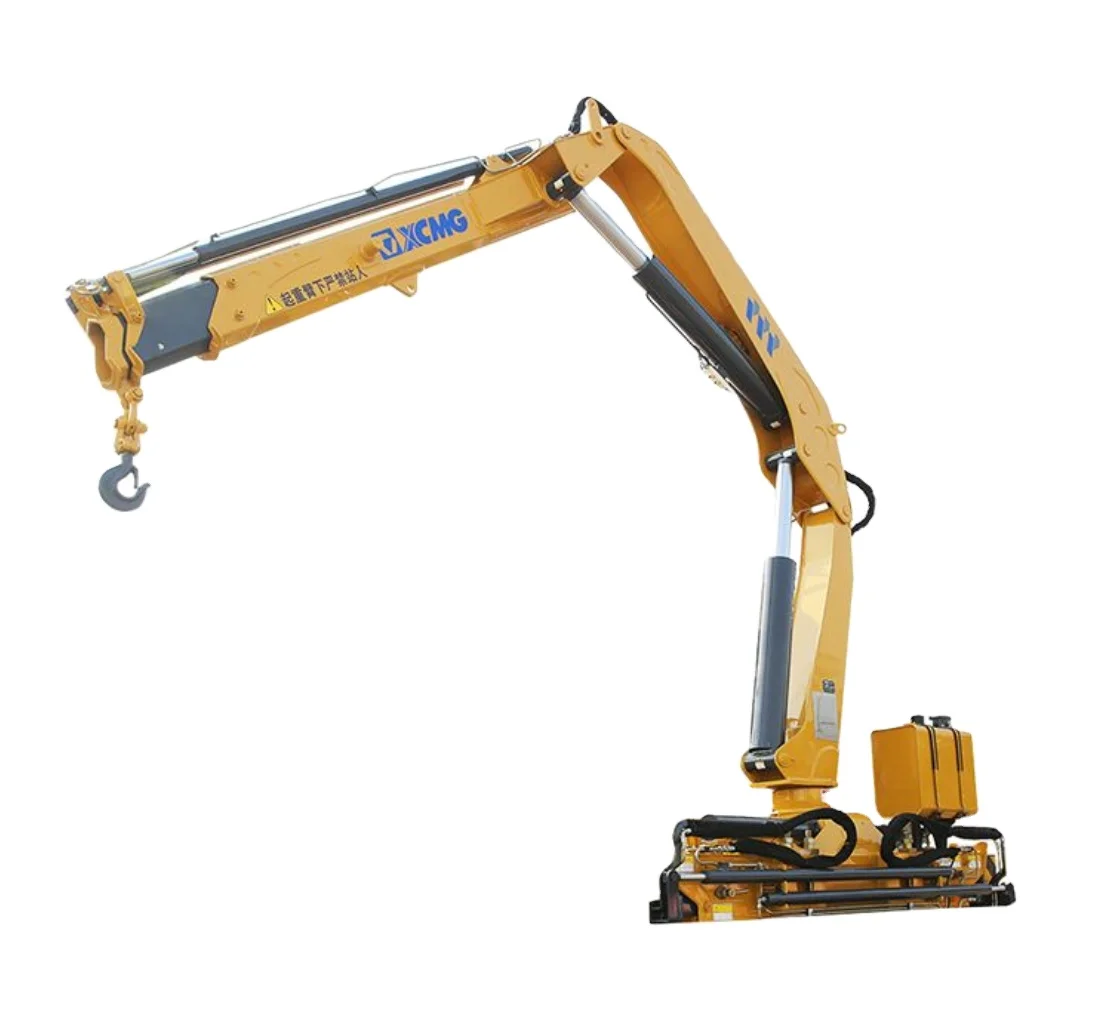 XCMG Official 10 ton Lorry mounted crane with foldable arm