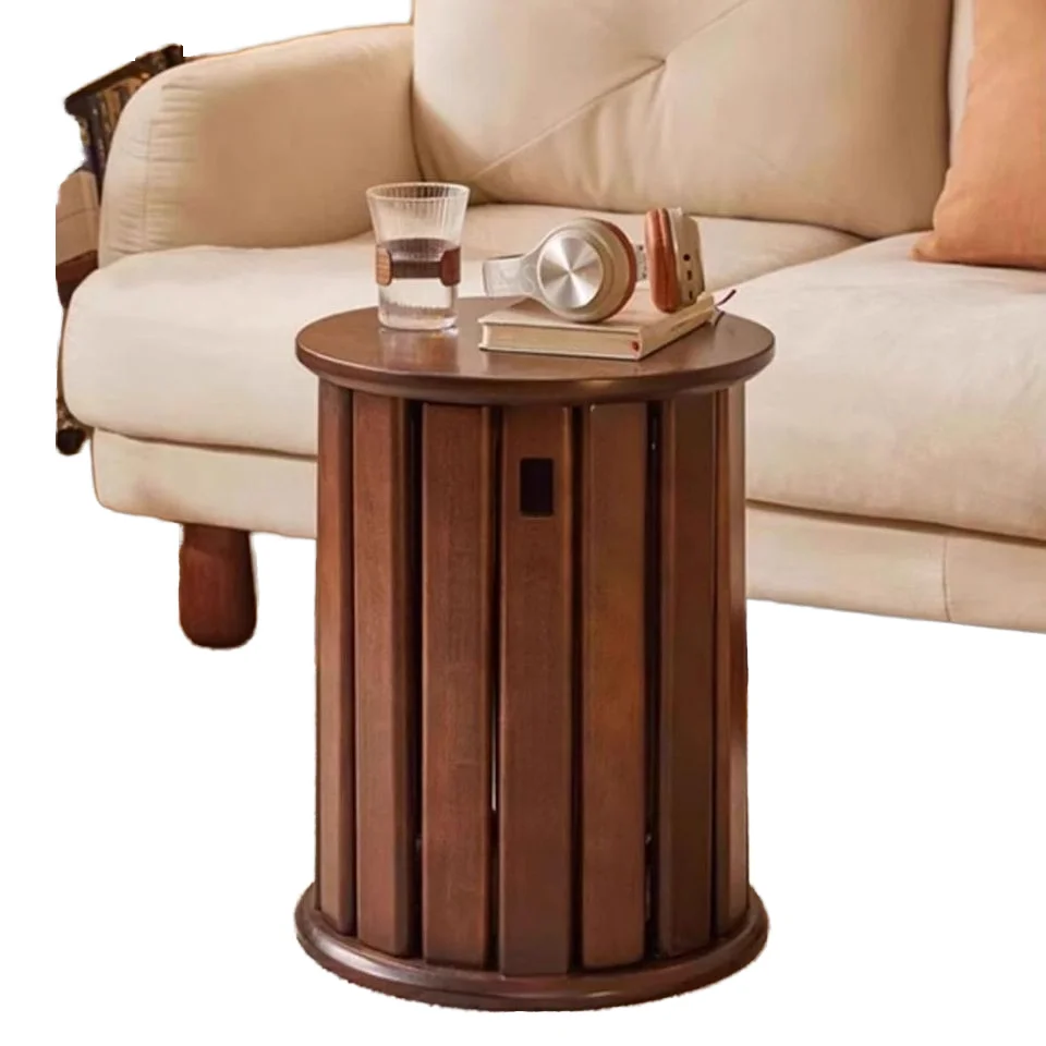 Custom Wooden Stackable Stools Set of 4 Coffee TableEasy AssemblyPortable Stool for Dining Room Kitchen