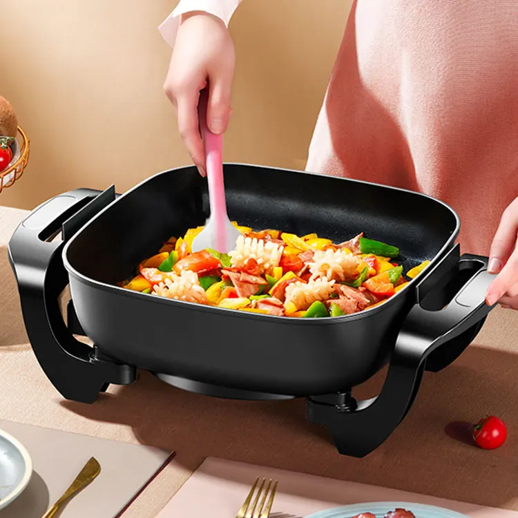
Grilling Nonstick Electric Frying Pan Electric Grill Pan Smokeless 