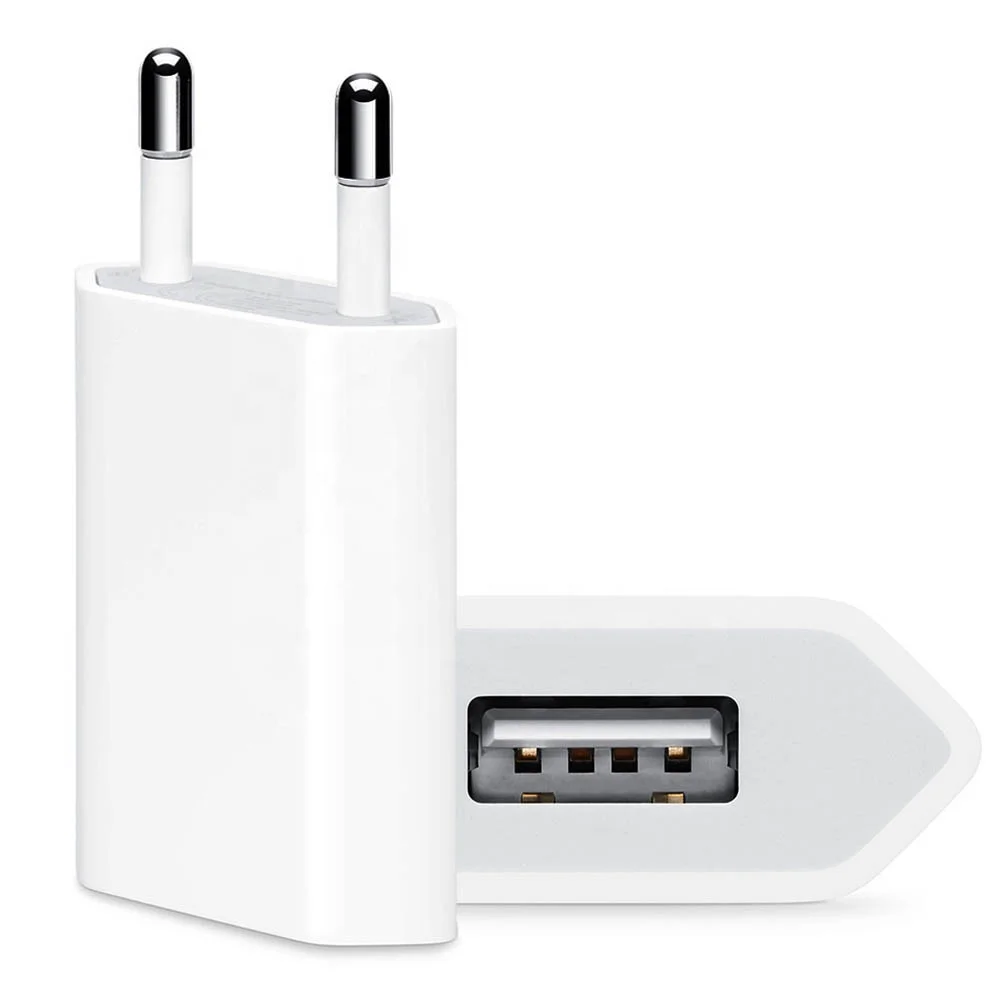  USB зарядное устройство 5 Вт с Европейским сертификатом соответствия адаптер питания для мобильных телефонов ЕС/Великобритании/США/Австралии портативная настенная зарядка iphone apple