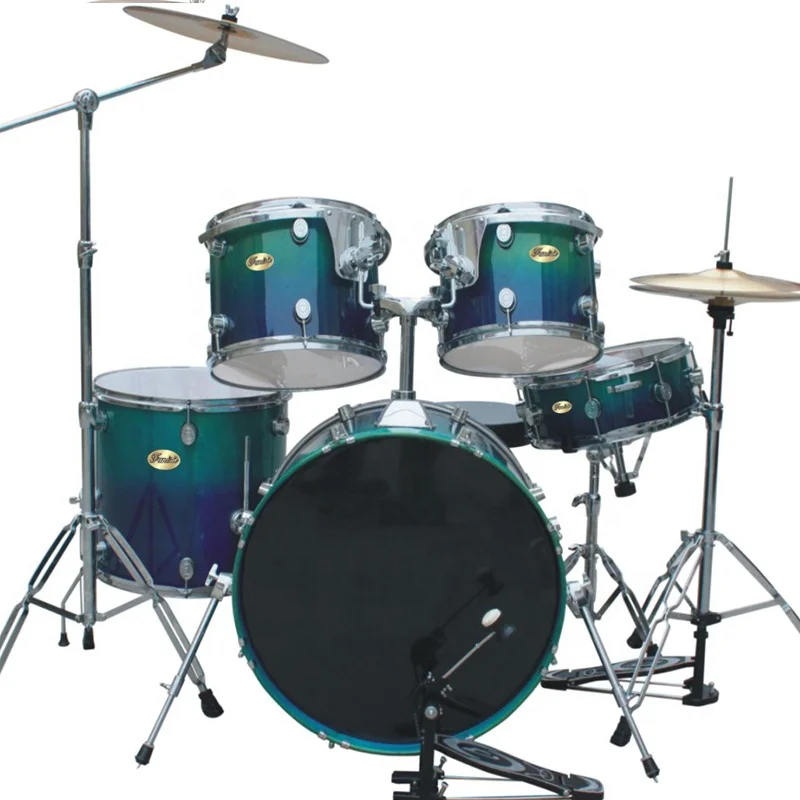 Дешевые цены на заказ Ударные музыкальные инструменты 5 штук джазовый барабан набор для продажи