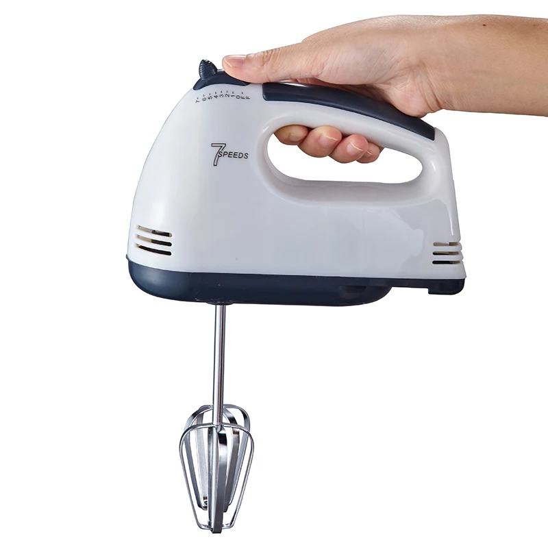 7 Speeds Dough Cake Hand Elwctric Stand Mixer/Egg Beater With 2.0L Stainless Steel Ss Mixing Bowls