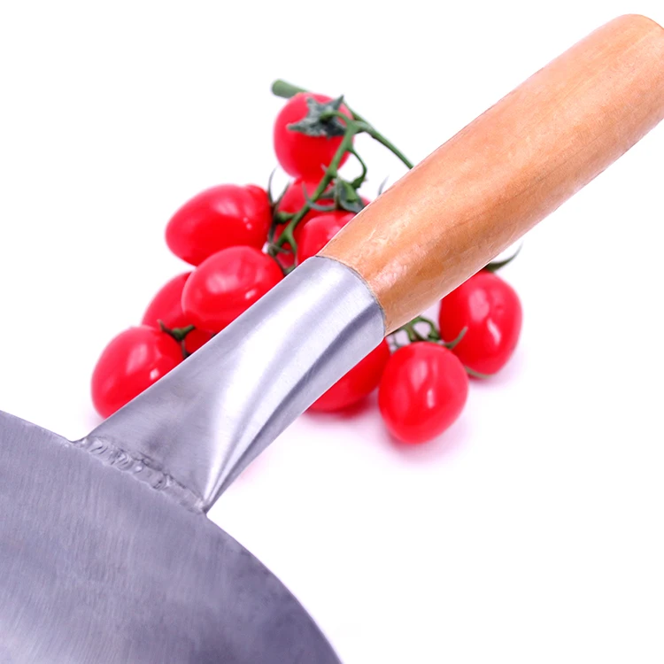 Высококачественная железная вок ручной работы, большая стальная ВОК, антипригарная плита, ВОК, газовая плита, сковорода, Кухонная Плита