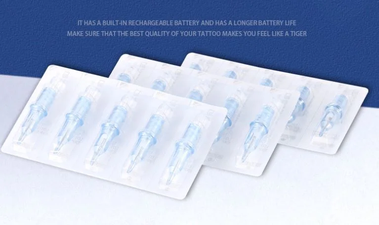 Tattoo Needles Custom Brand 0.25mm 0.3mm 0.35mm Gold RL M1 RM RS Tattoo Needles Professional Premium Universal Tattoo Cartridges