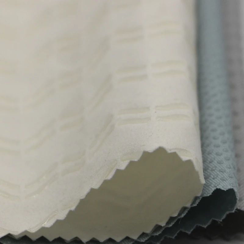 Manufacturer Custom Design Polyester Textiles Silicon Anti-slip Suede Fabric For Backing